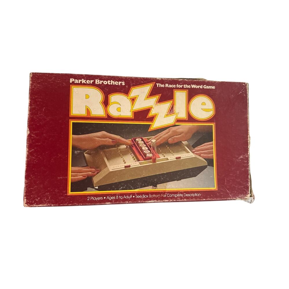 Razzle Race for the Word Game Parker Brothers Vintage 1981 COMPLETE
